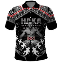 New Zealand Aotearoa Polo Shirt Traditional Kapa Haka