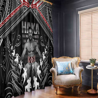New Zealand Aotearoa Window Curtain Traditional Kapa Haka LT05 - Polynesian Pride