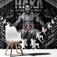 New Zealand Aotearoa Window Curtain Traditional Kapa Haka LT05 - Polynesian Pride