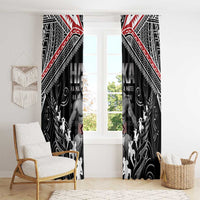 New Zealand Aotearoa Window Curtain Traditional Kapa Haka LT05 - Polynesian Pride