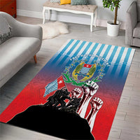 Free West Papua Area Rug One People One Soul Unique Style - Polynesian Pride