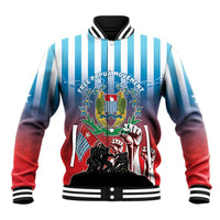 Personalised Free West Papua Baseball Jacket One People One Soul Unique Style LT05 Unisex Blue - Polynesian Pride