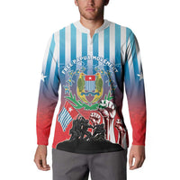 Personalised Free West Papua Button Sweatshirt One People One Soul Unique Style LT05 - Polynesian Pride