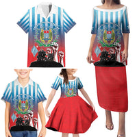 Personalised Free West Papua Family Matching Puletasi and Hawaiian Shirt One People One Soul Unique Style - Polynesian Pride
