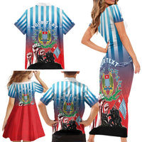 Personalised Free West Papua Family Matching Short Sleeve Bodycon Dress and Hawaiian Shirt One People One Soul Unique Style - Polynesian Pride