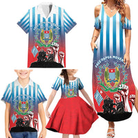 Personalised Free West Papua Family Matching Summer Maxi Dress and Hawaiian Shirt One People One Soul Unique Style - Polynesian Pride
