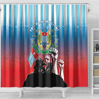 Free West Papua Shower Curtain One People One Soul Unique Style LT05 - Polynesian Pride