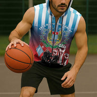 Personalised Free West Papua Sleeveless Zip Hoodie One People One Soul Unique Style LT05 - Polynesian Pride