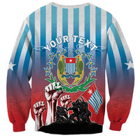Personalised Free West Papua Sweatshirt One People One Soul Unique Style LT05 - Polynesian Pride