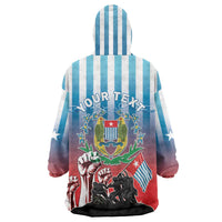 Personalised Free West Papua Wearable Blanket Hoodie One People One Soul Unique Style LT05 - Polynesian Pride