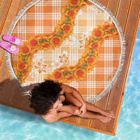 Orange Hawaii Palaka Beach Blanket Hawaiian Ilima Lei LT05 - Polynesian Pride
