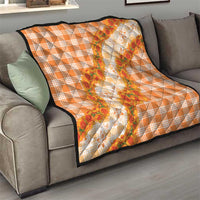 Orange Hawaii Palaka Quilt Hawaiian Ilima Lei LT05 - Polynesian Pride