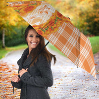 Orange Hawaii Palaka Umbrella Hawaiian Ilima Lei LT05 - Polynesian Pride