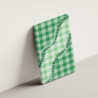 Green Hawaii Palaka Canvas Wall Art Hawaiian Pikake Lei LT05 - Polynesian Pride