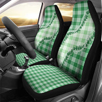 Green Hawaii Palaka Car Seat Cover Hawaiian Pikake Lei LT05 - Polynesian Pride