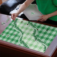 Green Hawaii Palaka Puzzle Hawaiian Pikake Lei LT05 - Polynesian Pride