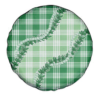 Green Hawaii Palaka Spare Tire Cover Hawaiian Pikake Lei LT05 - Polynesian Pride