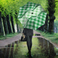 Green Hawaii Palaka Umbrella Hawaiian Pikake Lei LT05 - Polynesian Pride