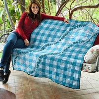 Blue Hawaii Palaka Quilt Hawaiian Pikake Lei LT05 - Polynesian Pride