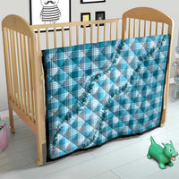 Blue Hawaii Palaka Quilt Hawaiian Pikake Lei LT05 - Polynesian Pride