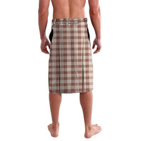 Beige Hawaii Palaka Lavalava Hawaiian Pikake Lei LT05 - Polynesian Pride