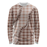 Beige Hawaii Palaka Long Sleeve Shirt Hawaiian Pikake Lei LT05 Unisex Beige - Polynesian Pride