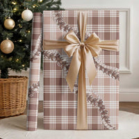 Beige Hawaii Palaka Wrapping Paper Hawaiian Pikake Lei LT05 - Polynesian Pride