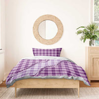 Violet Hawaii Palaka Bedding Set Hawaiian Pikake Lei LT05 - Polynesian Pride