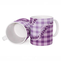Violet Hawaii Palaka Ceramic Mug Hawaiian Pikake Lei LT05 - Polynesian Pride