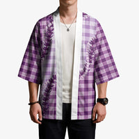 Violet Hawaii Palaka Kimono Hawaiian Pikake Lei LT05 - Polynesian Pride