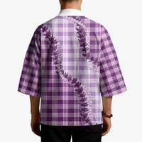 Violet Hawaii Palaka Kimono Hawaiian Pikake Lei LT05 - Polynesian Pride