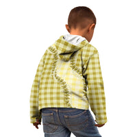 Yellow Hawaii Palaka Kid Hoodie Hawaiian Pikake Lei LT05 - Polynesian Pride