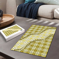 Yellow Hawaii Palaka Puzzle Hawaiian Pikake Lei LT05 - Polynesian Pride