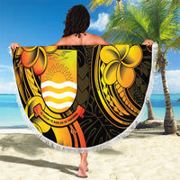 Personalised Kiribati Independence Day Beach Blanket 46th Anniversary