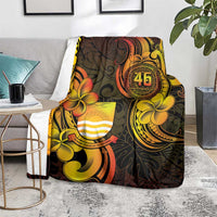 Personalised Kiribati Independence Day Blanket 46th Anniversary