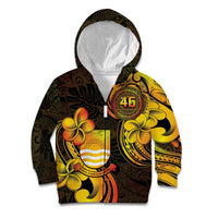 Personalised Kiribati Independence Day Kid Hoodie 46th Anniversary
