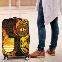 Personalised Kiribati Independence Day Luggage Cover 46th Anniversary