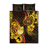 Personalised Kiribati Independence Day Quilt Bed Set 46th Anniversary