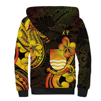 Personalised Kiribati Independence Day Sherpa Hoodie 46th Anniversary