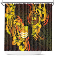 Personalised Kiribati Independence Day Shower Curtain 46th Anniversary