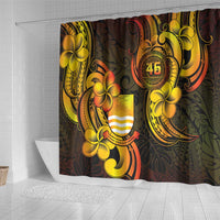 Personalised Kiribati Independence Day Shower Curtain 46th Anniversary