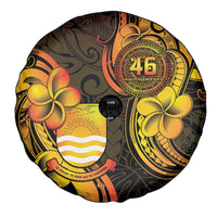 Personalised Kiribati Independence Day Spare Tire Cover 46th Anniversary