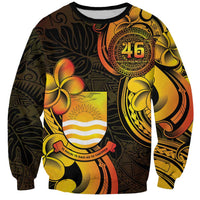 Personalised Kiribati Independence Day Sweatshirt 46th Anniversary