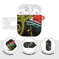 Vanuatu Penama Day AirPods Case Grunge Flag Style LT05 - Polynesian Pride