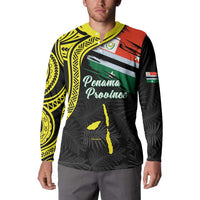 Personalised Vanuatu Penama Day Button Sweatshirt Grunge Flag Style LT05 - Polynesian Pride