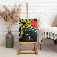 Vanuatu Penama Day Canvas Wall Art Grunge Flag Style LT05 - Polynesian Pride