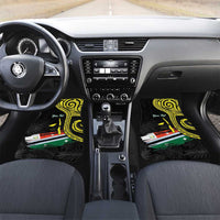 Vanuatu Penama Day Car Mats Grunge Flag Style LT05 Set 2pcs - Front Black - Polynesian Pride