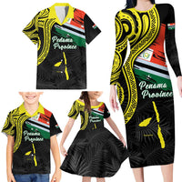 Personalised Vanuatu Penama Day Family Matching Long Sleeve Bodycon Dress and Hawaiian Shirt Grunge Flag Style - Polynesian Pride