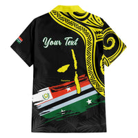 Personalised Vanuatu Penama Day Hawaiian Shirt Grunge Flag Style LT05 - Polynesian Pride