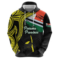 Personalised Vanuatu Penama Day Hoodie Grunge Flag Style - Polynesian Pride